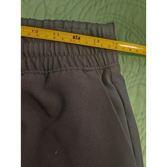 Jaanuu Women’s Small Petite Blue Contrasted Ponte Scrub Pants Comfy Work Wear - Picture 9 of 10